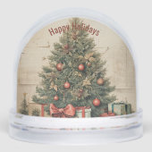 Traditional Christmas Tree and Presents Gift Wrapp (正面)