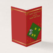 Traditional Christmas Wishes-Folded Card (外部)