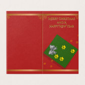 Traditional Christmas Wishes-Folded Card (外部フラット)
