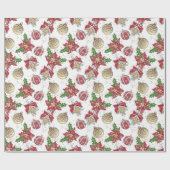 Traditional/Classic Christmas Ornaments ラッピングペーパー (フラット)