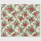 Traditional/Classic Christmas Paper ラッピングペーパー (フラット)