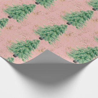 Traditional/Classic Christmas Tree Paper ラッピングペーパー