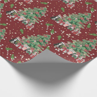 Traditional/Classic Christmas Tree Paper ラッピングペーパー