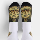 Traditional Egyptian Logo Design for Sharbat ソックス (上部)