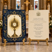 Traditional Eucharistic Monstrance Communion 招待状