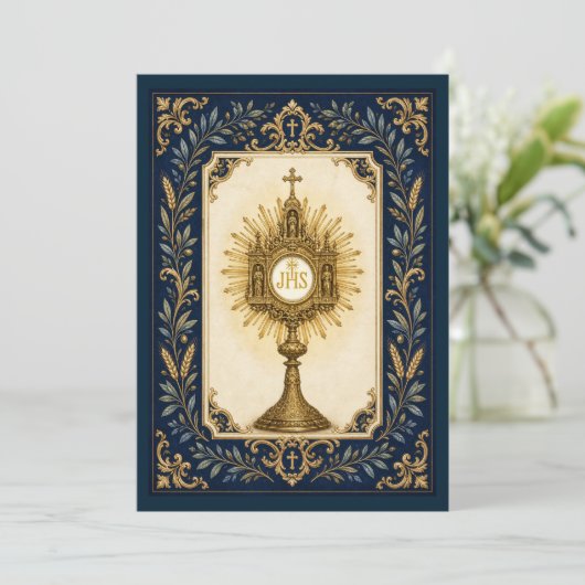 Traditional Eucharistic Monstrance Communion 招待状 (スタンド正面)