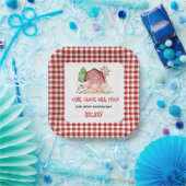Traditional Farm Theme Birthday Paper Plates ペーパープレート (パーティー)