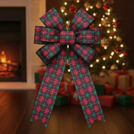 Traditional Festive Tartan サテンリボン