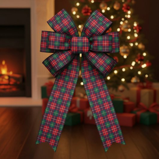 Traditional Festive Tartan サテンリボン