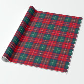 Traditional Festive Tartan ラッピングペーパー (アンロールド)