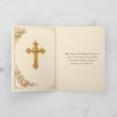 Traditional First Holy Communion Eucharist シーズンカード (内部)