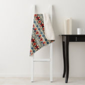 Traditional Folk Embroidery Stripe  Pattern シェルパブランケット (インサイチュ)