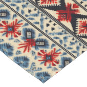 Traditional Folk Embroidery Stripe Pattern ショートテーブルランナー (コーナー)