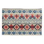 Traditional Folk Embroidery Stripe  Pattern 枕カバー (裏面)