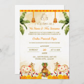 Traditional Griha Pravesh Invitation Card 招待状 (正面/裏面)