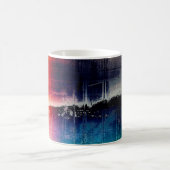 Traditional grunge background, scratched texture w コーヒーマグカップ (中央)