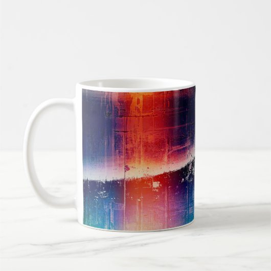 Traditional grunge background, scratched texture w コーヒーマグカップ (左)