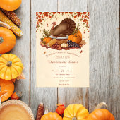 Traditional Harvest Feast Thanksgiving Dinner  招待状