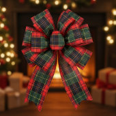 Traditional Holiday Plaid グログランリボン