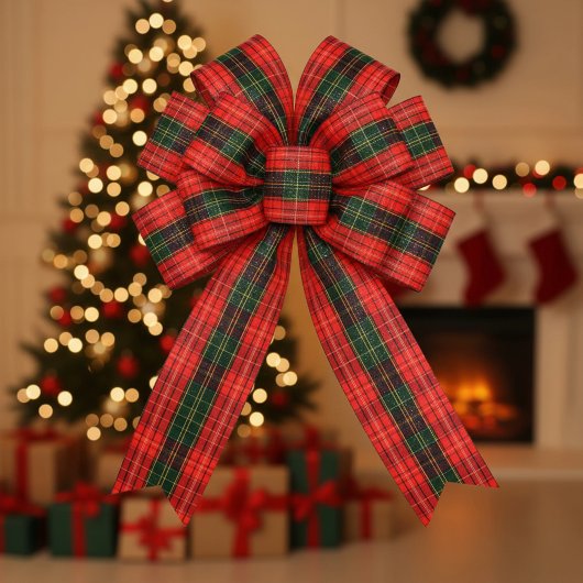 Traditional Holiday Plaid サテンリボン