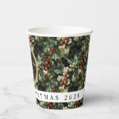 Traditional Holly 1 Photo  紙コップ (裏面)