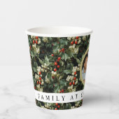 Traditional Holly 1 Photo  紙コップ (正面)