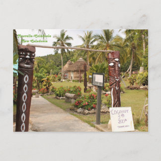 Traditional Huts, Lifou Island, New Caledonia ポストカード