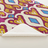 Traditional ikat fabric seamless pattern シェルパブランケット (3/4)
