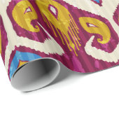 Traditional ikat fabric seamless pattern ラッピングペーパー (ロールコーナー)