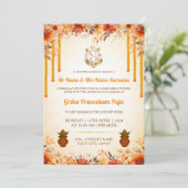 Traditional Indian Griha Pravesham Invitation 招待状 (スタンド正面)