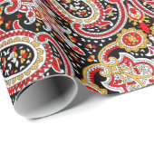 traditional indian paisley pattern ラッピングペーパー (ロールコーナー)