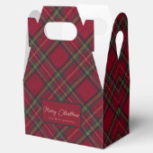 Traditional Inverness Scottish Tartan Christmas フェイバーボックス (オープン)