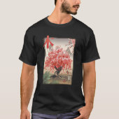 Traditional Japanese Cherry Blossom Tree Tシャツ (正面)