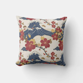 Traditional Japanese Kimono Pattern クッション