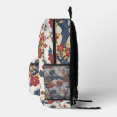 Traditional Japanese Kimono Pattern Backpack プリントバックパック (右)