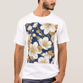 Traditional Japanese Pattern Design 0007 Tシャツ (正面)