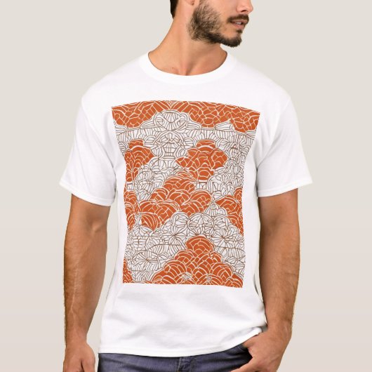 Traditional Japanese Pattern Design 0054 Tシャツ (正面)