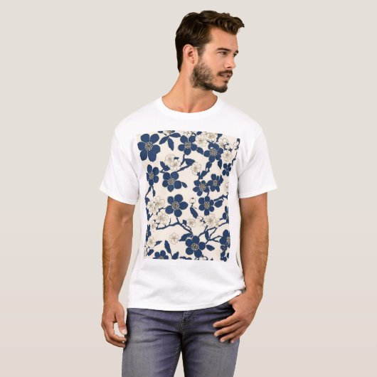 Traditional Japanese Pattern Design Modern Home De Tシャツ (正面フル)
