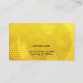 Traditional Japanese pattern Modern art gold 名刺 (裏面)