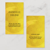 Traditional Japanese pattern Modern art gold 名刺 (正面/裏面)