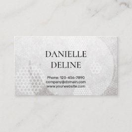 Traditional Japanese pattern Modern art silver 名刺