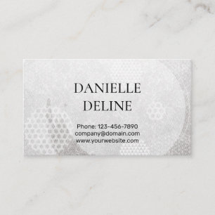 Traditional Japanese pattern Modern art silver 名刺