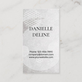 Traditional Japanese pattern Modern art silver 名刺