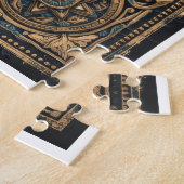 Traditional Judaica Design and mind bending puzzle ジグソーパズル (側面)