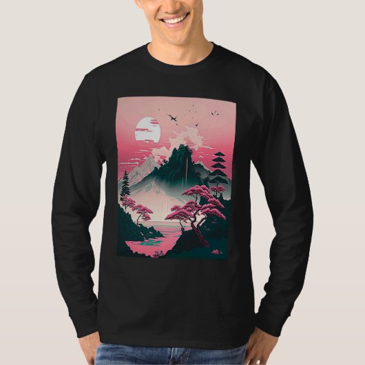 Traditional Landscape Japan  1 Tシャツ (正面)