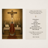 Traditional Latin Mass Chalice Elevation Priest  (正面&裏面)