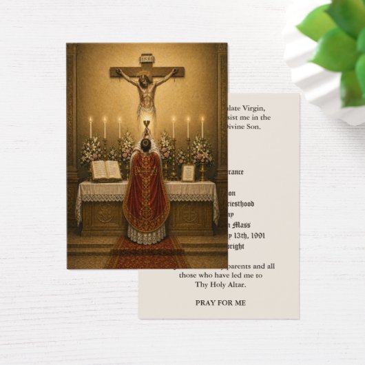 Traditional Latin Mass Chalice Elevation Priest  (デスク)