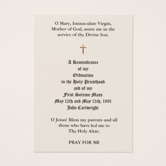 Traditional Latin Mass Chalice Elevation Priest  (裏面)