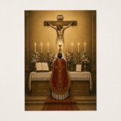 Traditional Latin Mass Chalice Elevation Priest  (正面)