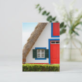 Traditional Madeira house in Santana ポストカード (スタンド正面)